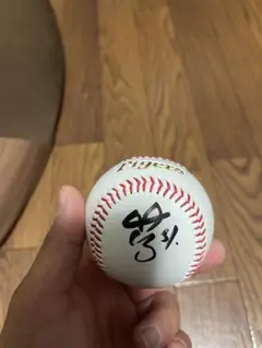 阪神タイガース 中野拓夢選手♯51 直筆サインボール ロゴボール