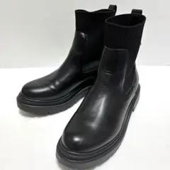 【美品✨】GU サイドゴアブーツ　L ブラック
