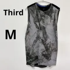 ティランド ランニング ノースリーブ トレーニングウェア Mサイズ グレー系