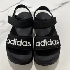 adidas ブラック サンダル　20㎝