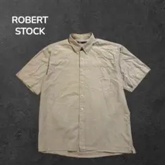 古着　ROBERT STOCK 半袖シャツ 黄緑　Y2k