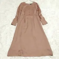 美品 UNTITLED くるみボタン ロングワンピース 日本製