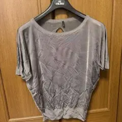 STYLE BENETTON グレー 半袖 トップス サマーニット