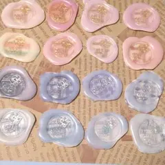 ハンドメイド シーリングスタンプシール 16枚セット GIFT forYou