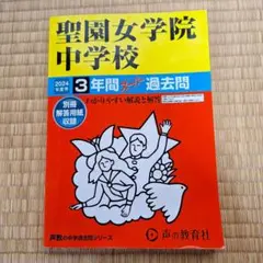 聖園女学院中学校 2024年 3年間スパーク過去問