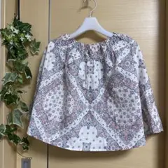 夏♪♪お役立ち☆マルチで使える　スカート兼トップス ペイズリーバンダナ柄