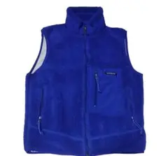 patagonia 2000年 USA製 レトロX フリースベスト Sサイズ 青
