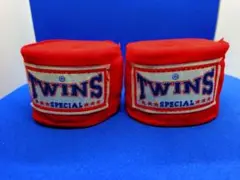 TWINS SPECIAL ボクシングバンテージ 赤 4.8m 幅5cm