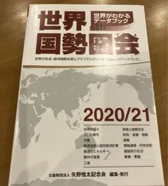 世界国勢図会　2020/21 即日匿名配送 即購入◯