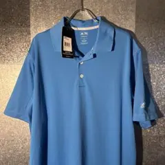 USA古着ポロシャツ Lサイズ adidas ポリエステル　タグ付き