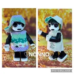 ロボホン洋服　リバーシブルキャップ＆ワンピ
