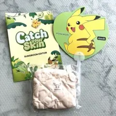 オリーブヤング　ポケモン　イーブイ　ポーチ　ピカチュウ　うちわ　非売品