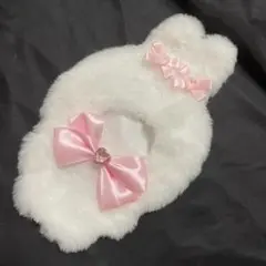 10cm ~ 12cm ぬい服　着ぐるみ　ハンドメイド　うさぎ　ピンク