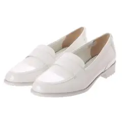 極美品　16500円　22.5 ナチュラライザー　ホワイト ローファー