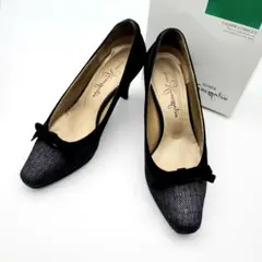 銀座かねまつ パンブス パブラック×パープル系