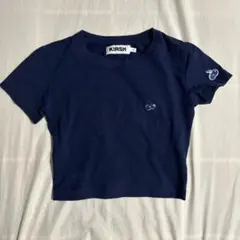 Kirsh キルシー　tシャツ　半袖　ネイビー