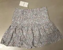 フラワープリント フレアスカート M新品