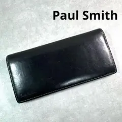 Paul Smith ポールスミス 長財布 本革 レザー ブラック マルチカラー