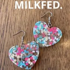 MILKFED. ミルクフェド ピアス ハートモチーフ