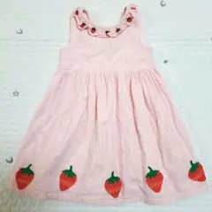 Baby Boden ストロベリー柄 ワンピース 2-3Y