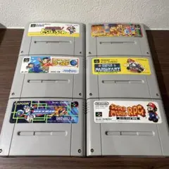 【ジャンク品】スーパーファミコン ソフト 6本セット②