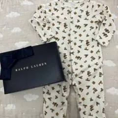 ★お盆限定★Ralph Lauren 動物柄ロンパース 9M、75