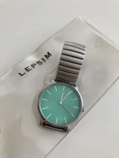 LEPSIM ミントグリーン アナログ腕時計