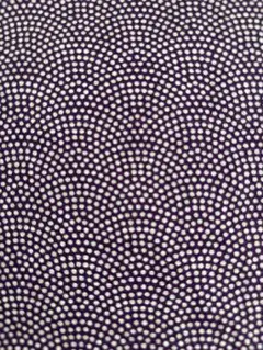 大判風呂敷 リバーシブル 紫の鮫小紋 緑の麻の葉文様 104×104cm