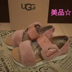 UGG リアルファーサンダル 美品 23.5
