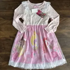 なりきりワンピース　110 ディズニープリンセス　アリエル　ベル　ラプンツェル