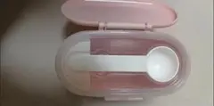 離乳食 保存容器 ピンク スプーン付き