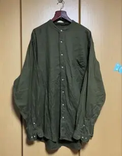 90's エディーバウアー ノーカラーシャツ USA ビンテージ 古着