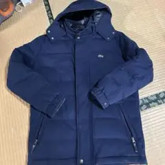 LACOSTE フード付きダウンジャケット 52/5 ネイビー
