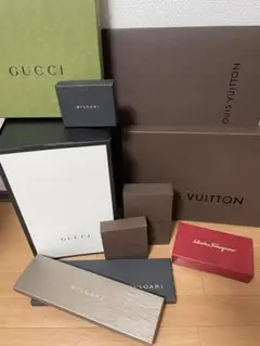 ルイヴィトン プラダ GUCCI BVLGARI 等 箱 ショッパー