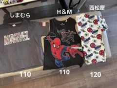 MARVEL スパイダーマン ブラックスパイダーマン Tシャツ 110 120