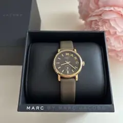 【美品・箱付き】MARC BY MARC JACOBS 腕時計 ゴールド×カーキ