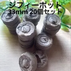 ジフィーポット20個セット 花や野菜、観葉植物の種まきに☆ジフィーセブンのよう