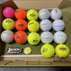 打ち比べSrixon ロストボール 17個セット キャップホルダー付き