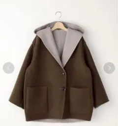 LE GLAZIK ルグラジック リバーシブルウールフードジャケット
