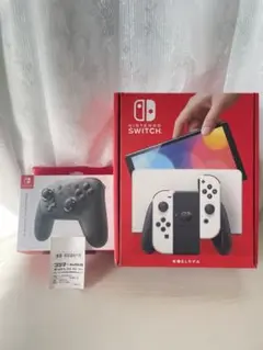 Switch本体有機EL JCホワイト +純正コントローラー