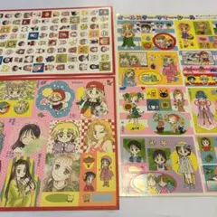 りぼん付録　オールスター　シール　セット　吉住渉　矢沢あい　水沢めぐみ　小花美穂