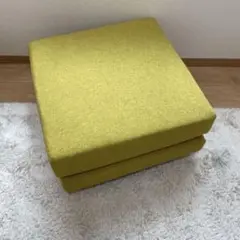 ファブリックソファー　オットマンのみ