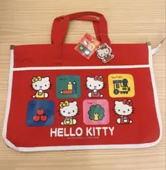 ハローキティ 手提げ袋 レッスンバッグ　鞄　ミミィ　ミミィちゃん　レトロ　レア