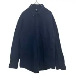 UNIQLO ユニクロ 長袖 シャツ M メンズ トップス 通勤 シンプル 無地