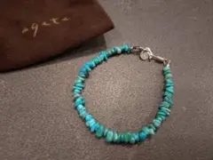 【agete】ブレスレット　ターコイズ　未使用品