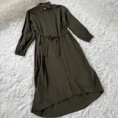 GAP ロングワンピース カーキ