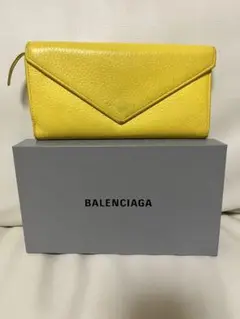 値下げ!!BALENCIAGA 長財布 イエロー