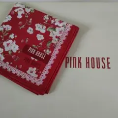 ピンクハウス 花いちご レース ハンカチ 匿名配送