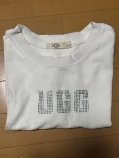 UGG ストーン付きロゴ ホワイトTシャツ