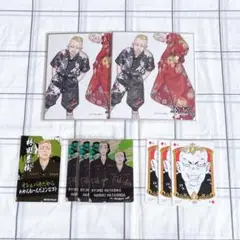 東リべ 林田春樹 林良平 原画展 色紙 トランプ メタカ ステッカー 9点